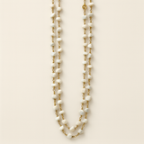 HB Blue Peru Opal Wrap Necklace