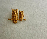 HB Double Owl Hat Pin