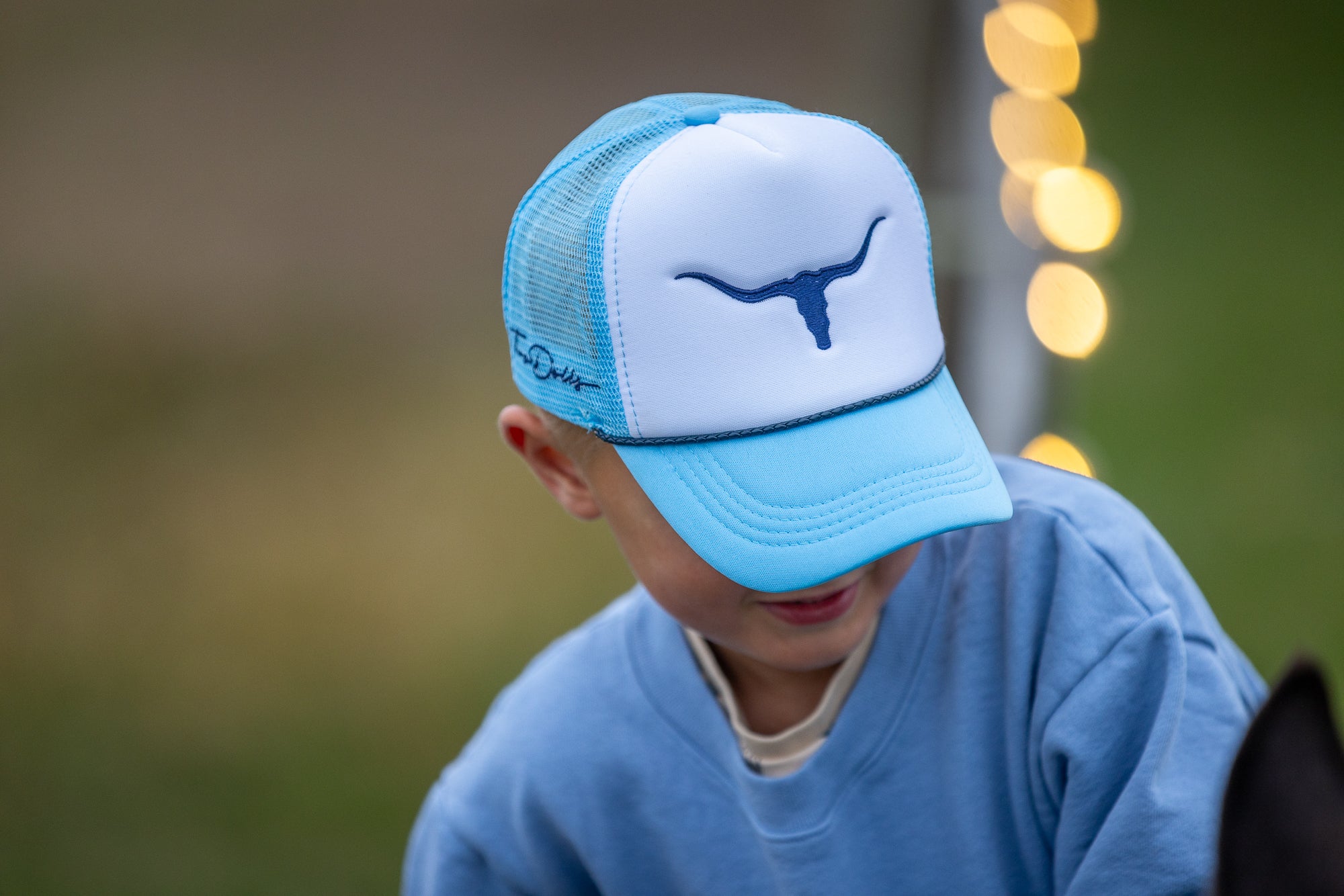Blue Skies Kids Trucker Hat