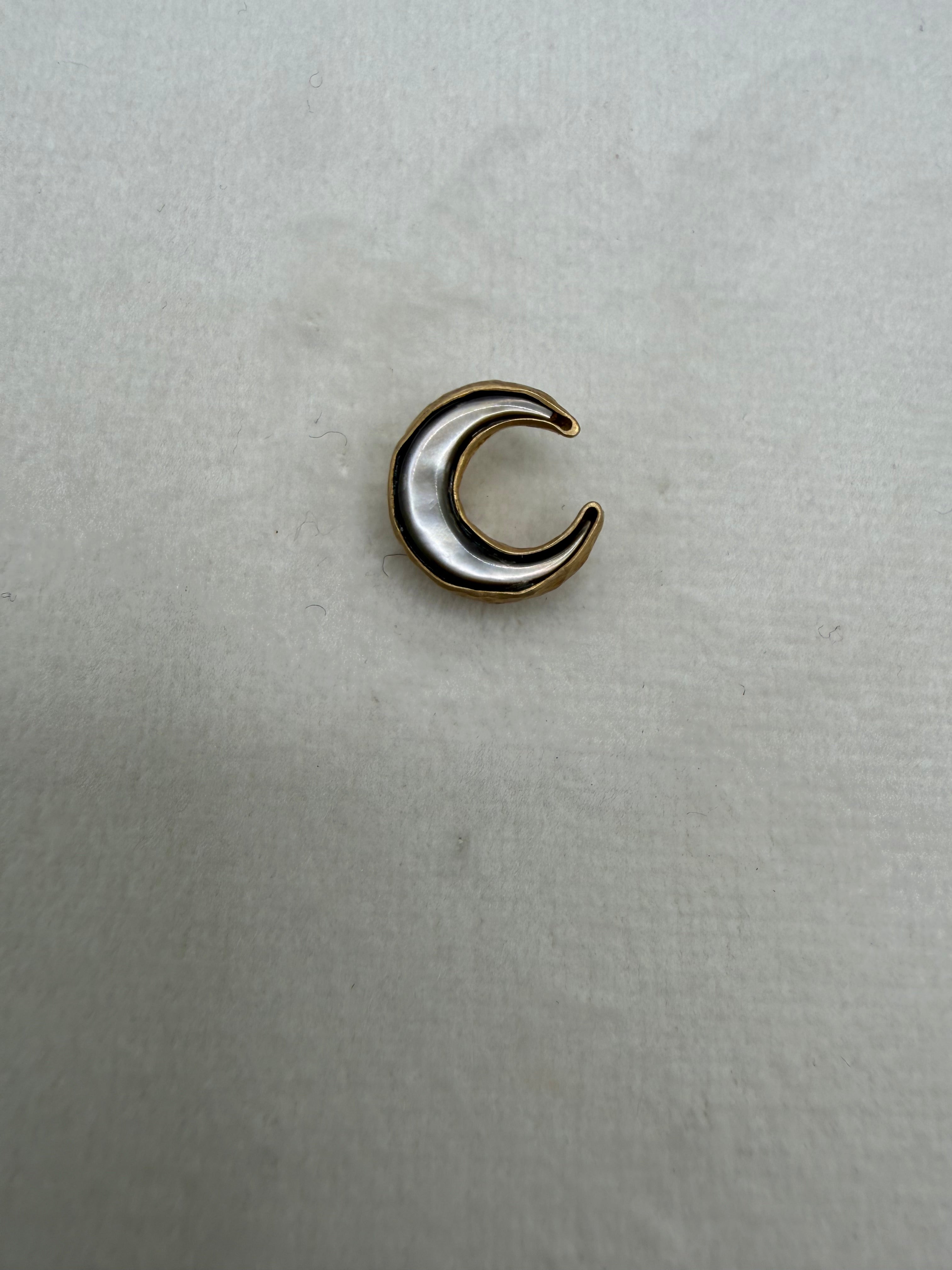 HB Black Lip Crescent Moon