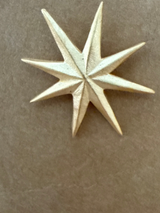 HB Starburst Hat Pin Large-Gold