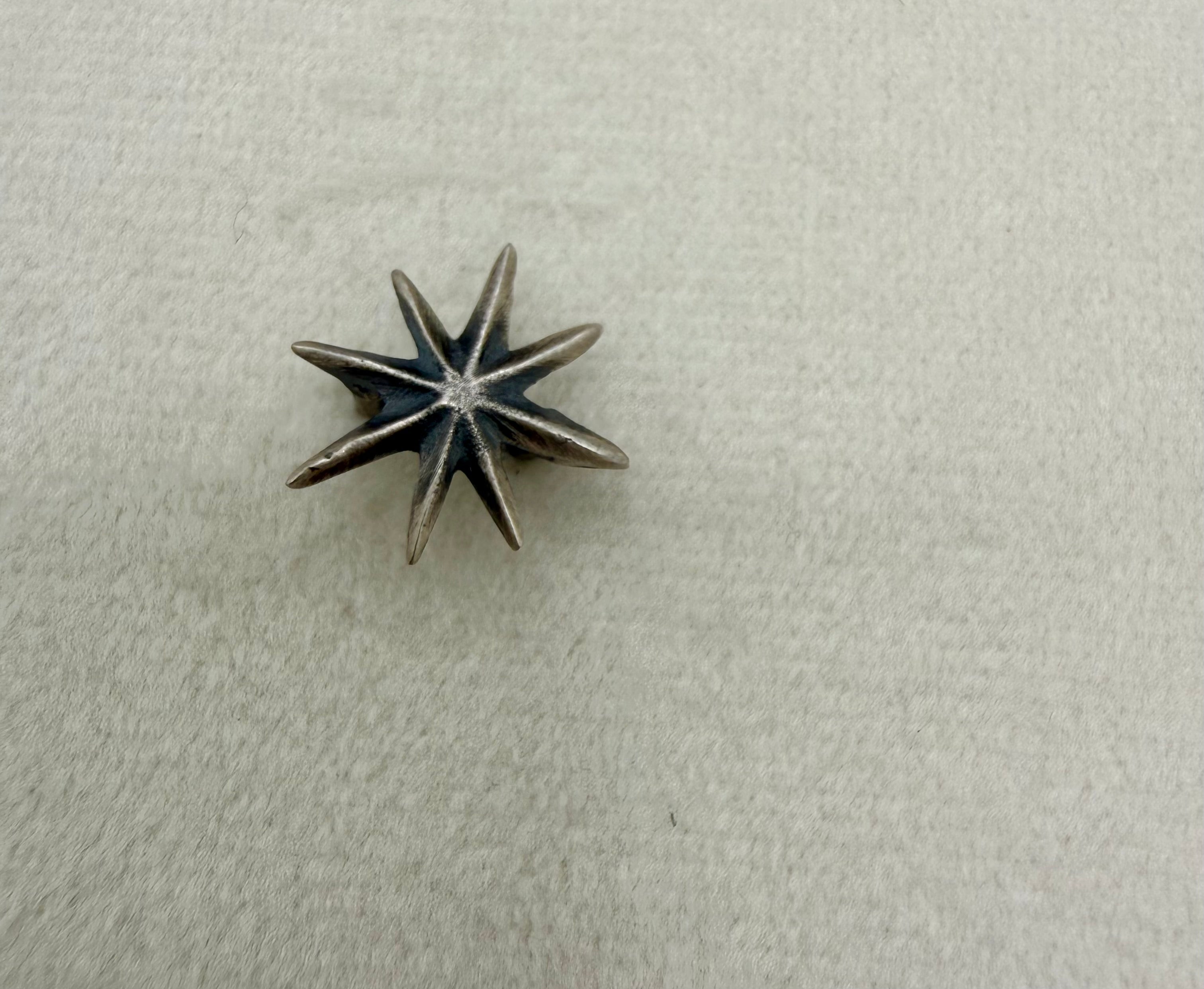 HB Starburst Hat Pin Silver - Medium