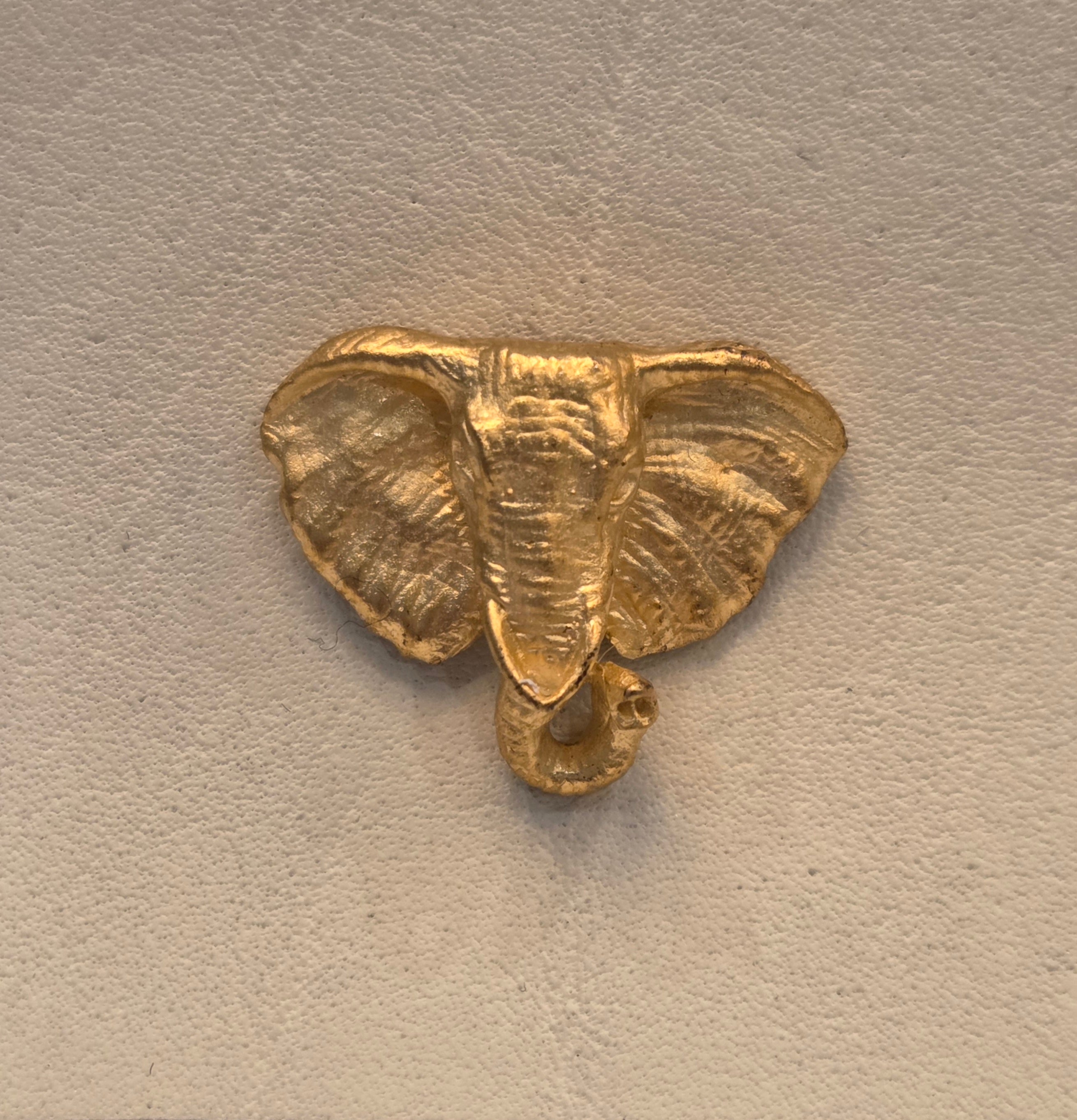 HB Elephant Head Medium - Gold