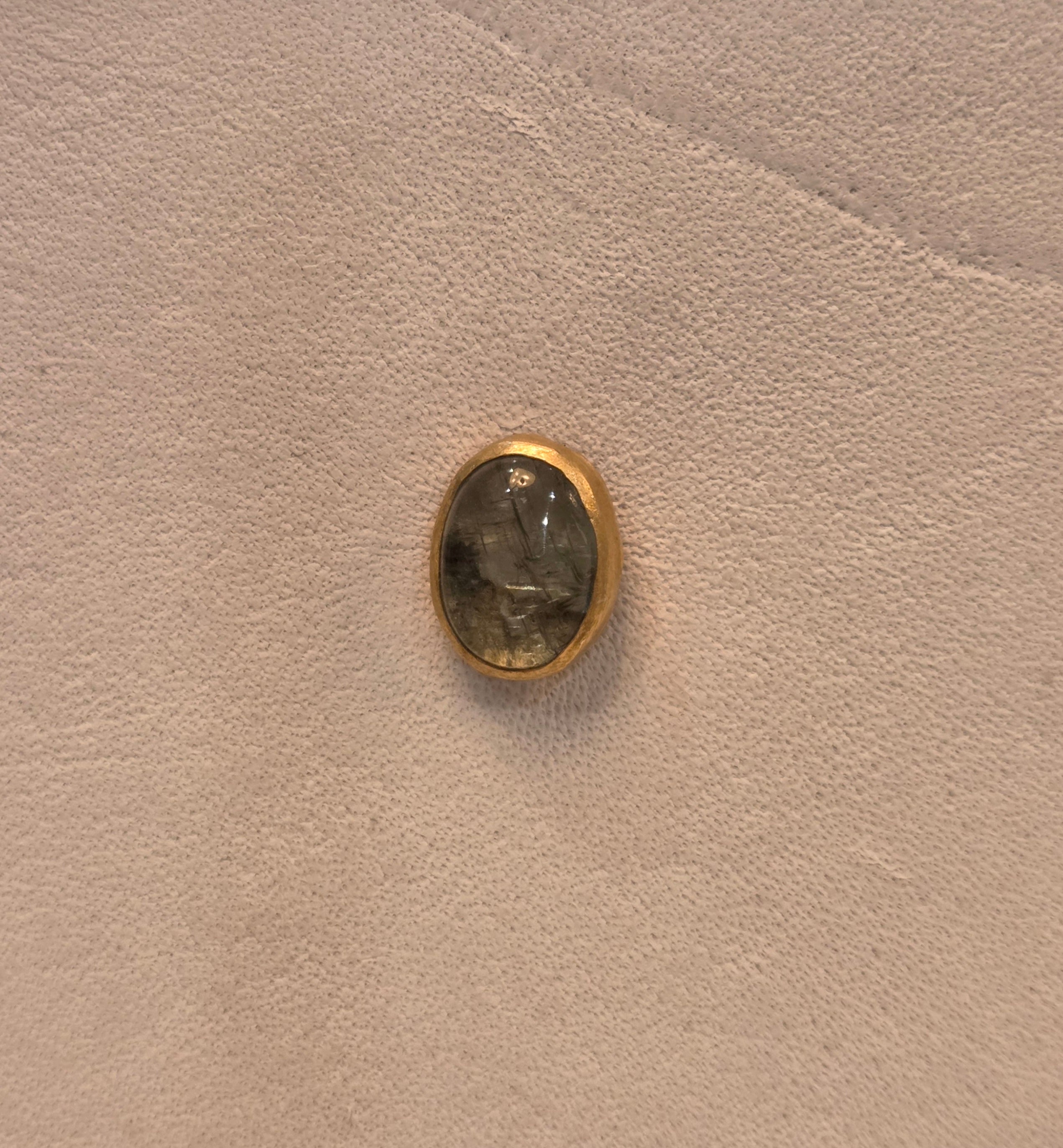 HB Apatite Single Stone Pin - Gold