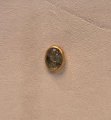 HB Apatite Single Stone Pin - Gold