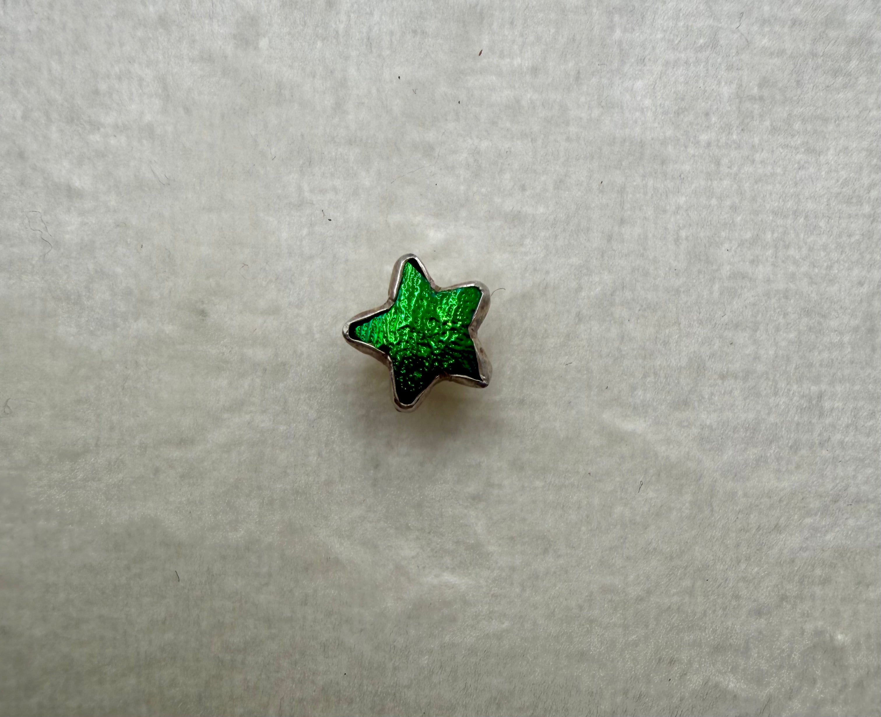 Heather Benjamin Thai Jewel Beetle Wing Star-silver
