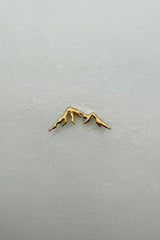HB Mountain Peak Hat Pin - Gold