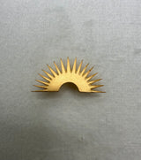 HB Half Sun Spur Pin Medium- Gold