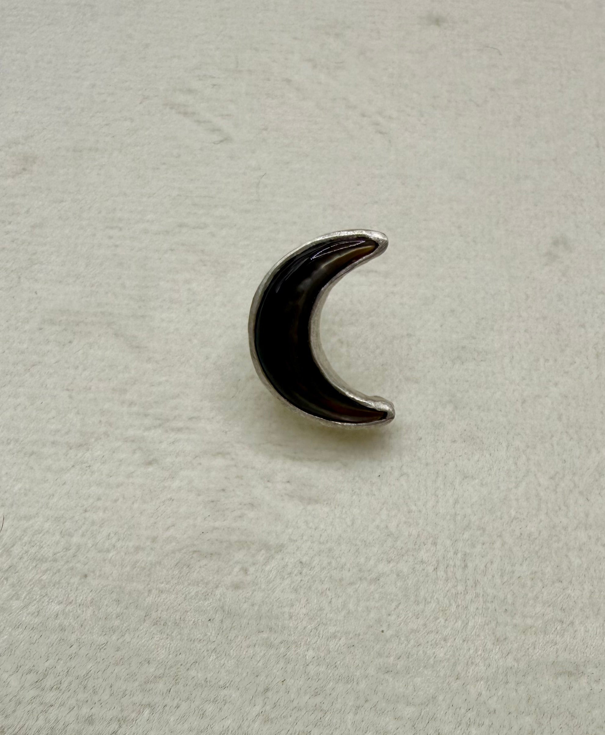 HB Black Moon Hat Pin-Small
