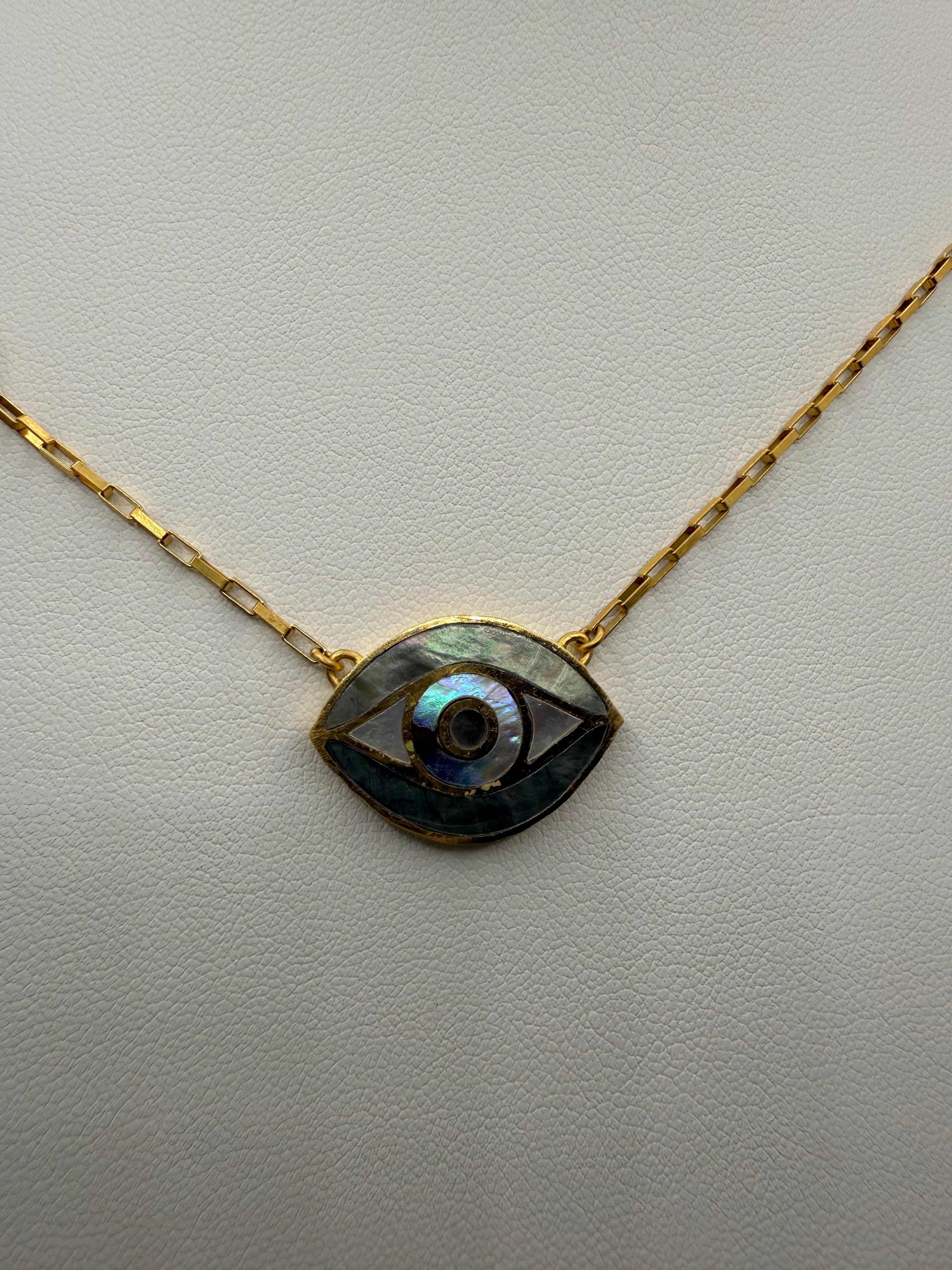 HB Evil Eye Necklace