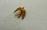 HB Swallow Bird Hat Pin-Gold