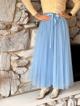 Light Blue Tulle Skirt