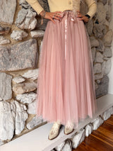 Blush Pink Tulle Skirt