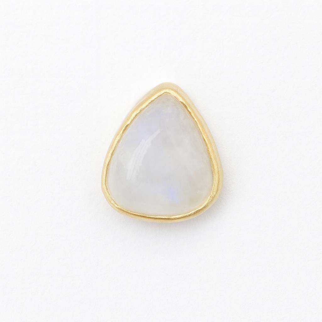 HB Rainbow Moonstone Triangle Hat Pin