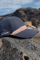 One-of-a-Kind Navy Lucy with Pink Band