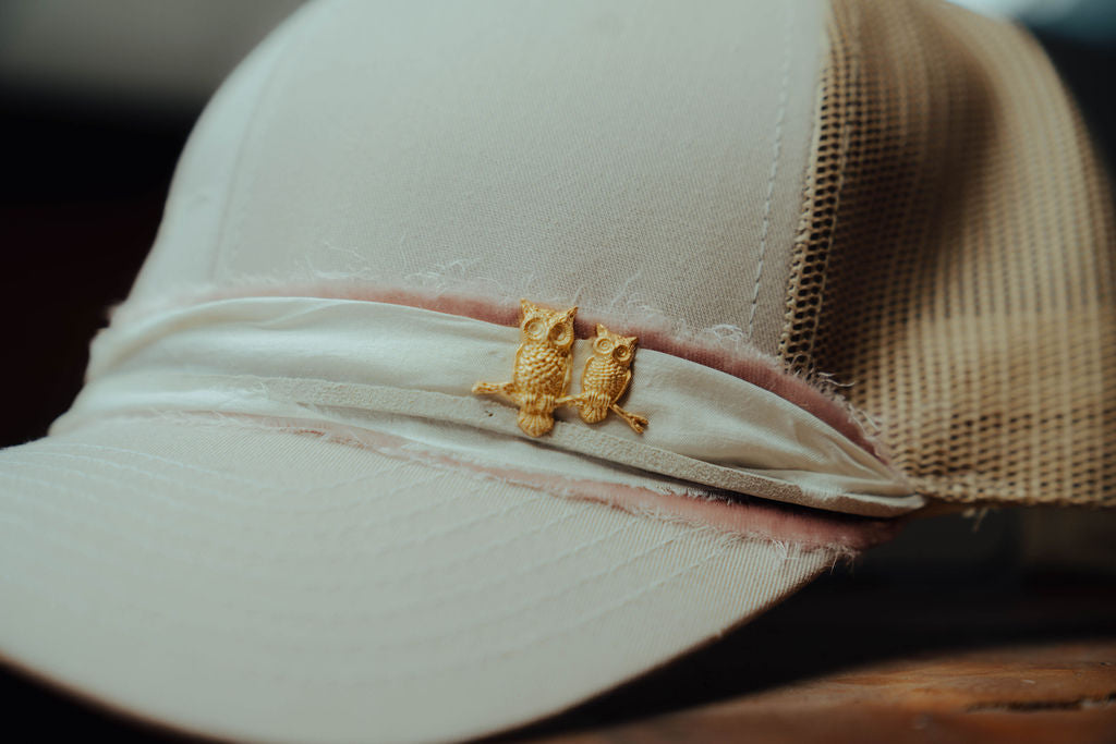 HB Double Owl Hat Pin