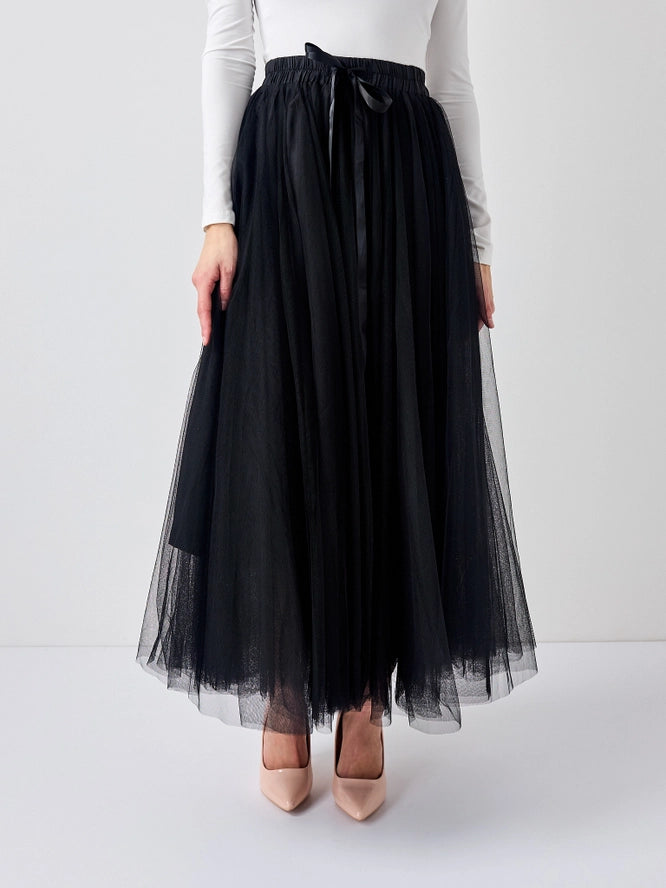 Black Tulle Skirt